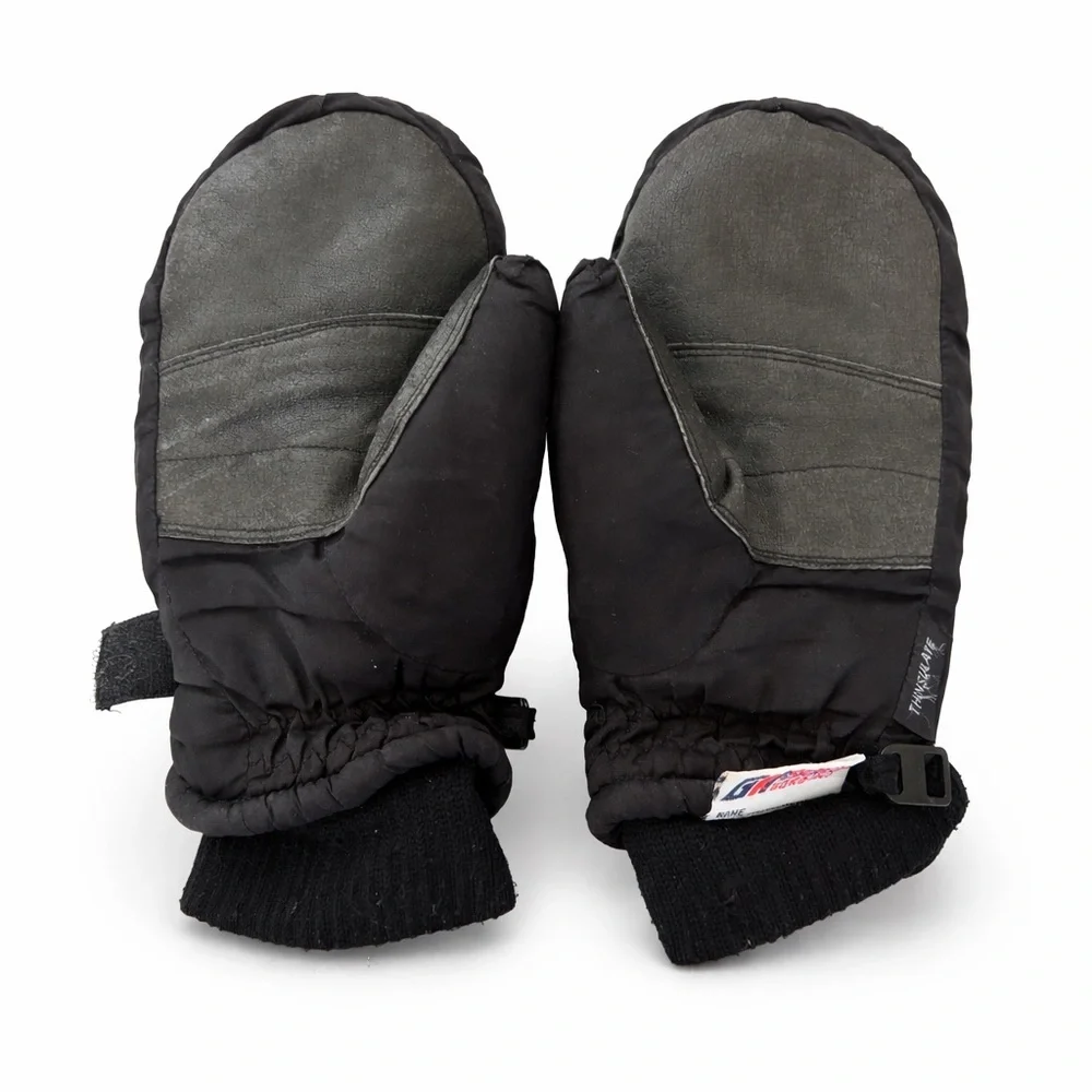 Gordini vintage Thinsulate insulated leather mittens juniors Sz small